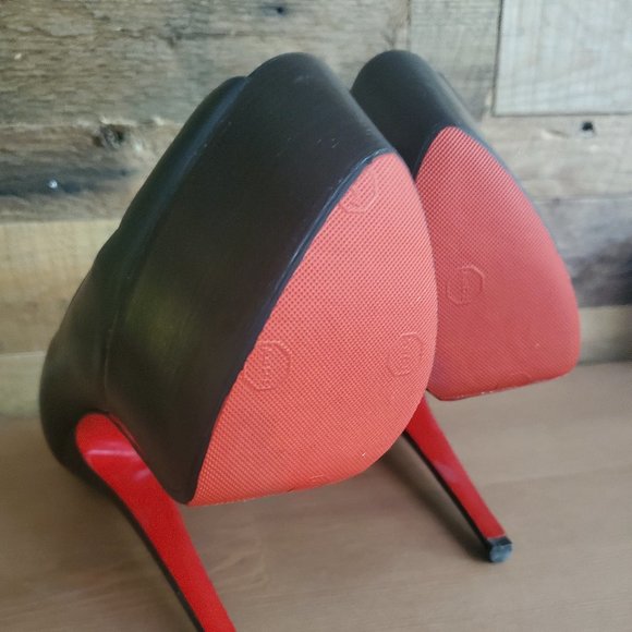 Authentic Christian Louboutin Highness Black Peep Toe Heels EU38 - Picture 8 of 8